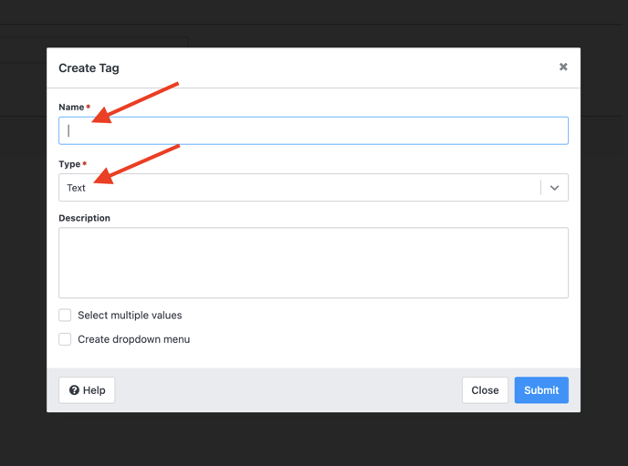 Create Tag