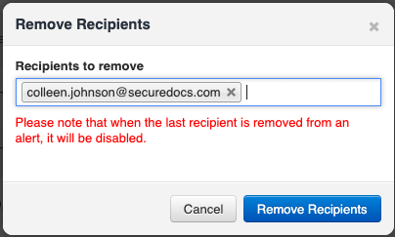 Email to Remove